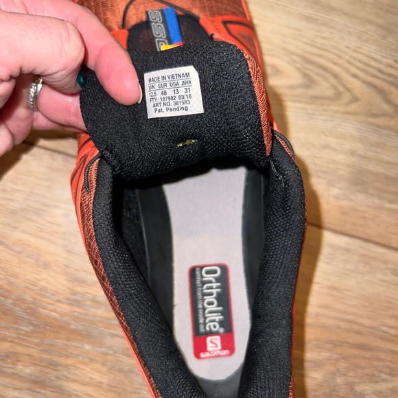 **SOLD**SALOMON Speedcross 3 Mens Running Shoes Size 13US - Picture 8 of 9